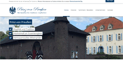 Desktop Screenshot of prinzvonpreussen.com